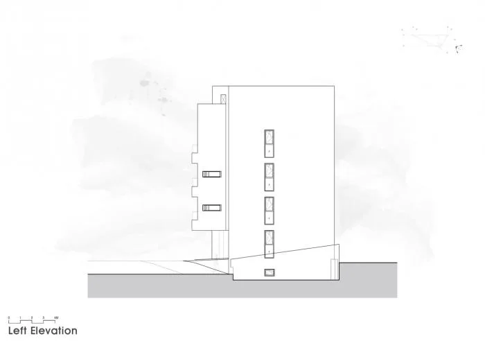 BIM建筑|混凝土构筑的抽象几何空间：Atelier 11办公楼 / Atelier 11