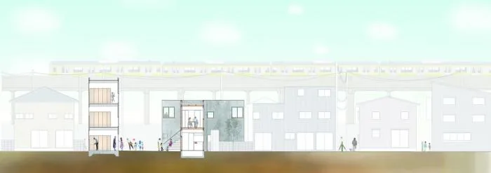 BIM建筑|“Roji公园”的两栋公寓，日本，千叶市 / SO&CO