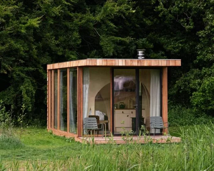 BIM建筑|可移动的森林小屋 / Thewaywebuild