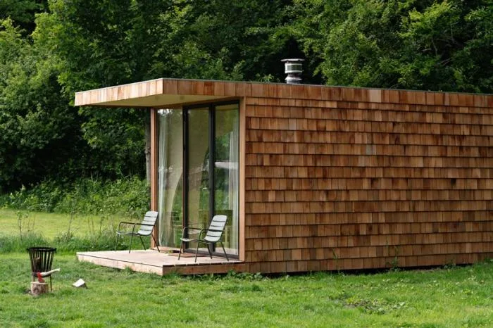 BIM建筑|可移动的森林小屋 / Thewaywebuild