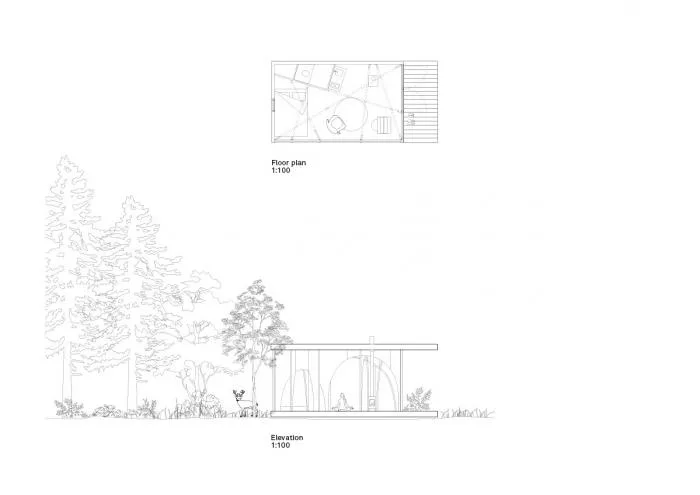 BIM建筑|可移动的森林小屋 / Thewaywebuild