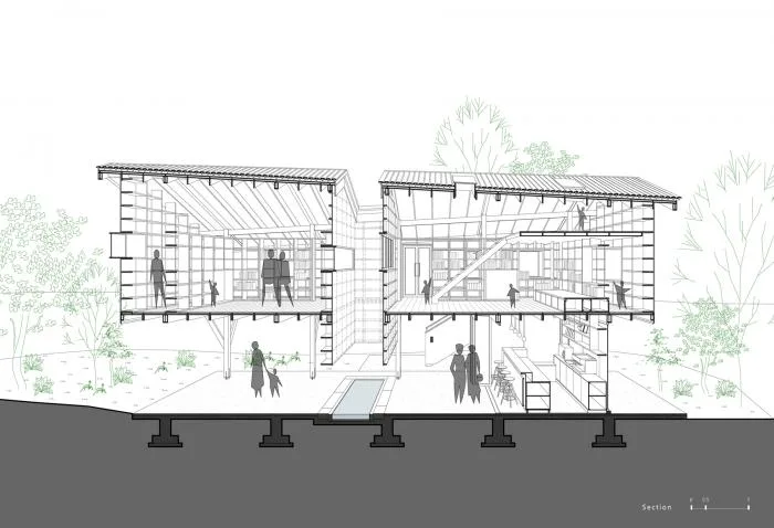 BIM建筑|拾云山房，浙江 / 尌林建筑设计事务所