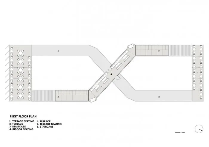 BIM建筑|无穷符号“∞”：大诺伊达咖啡吧兼学生中心 / RJDL