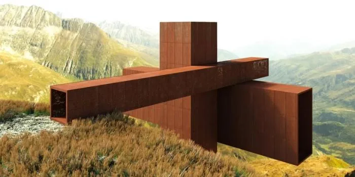 BIM建筑|悬挑于瑞士阿尔卑斯山崖上的坐标系住宅 / Axis Mundi