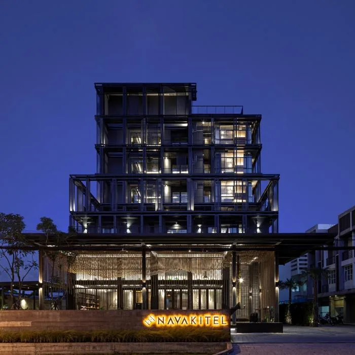 BIM建筑|钢铁框架下蕴含自然原始美：泰国Navakitel 设计酒店