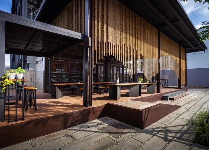 BIM建筑|钢铁框架下蕴含自然原始美：泰国Navakitel 设计酒店