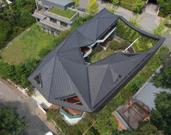 BIM建筑|动态绵延，自成一座山脉：韩国“四合院” / IROJE KHM Architects