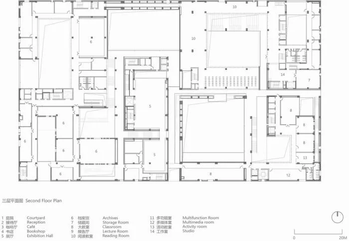 BIM建筑|寿县文化艺术中心 / 朱锫建筑事务所