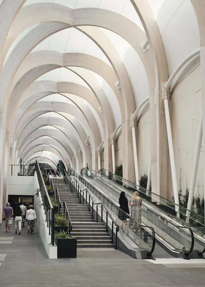 BIM建筑|查德斯通拱形新地标：“The Link”步行道 / Make Architects