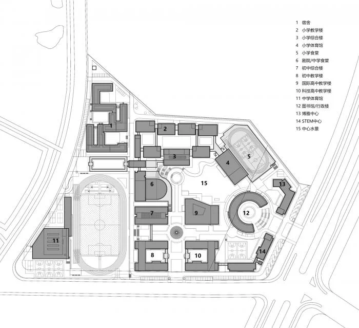 BIM建筑|南京外国语学校方山校区 / GLA建筑设计