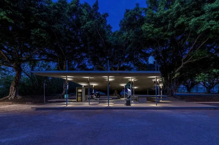 BIM建筑|邵唯晏新作丨轻重之间·层次串构：交通大学南门候车亭