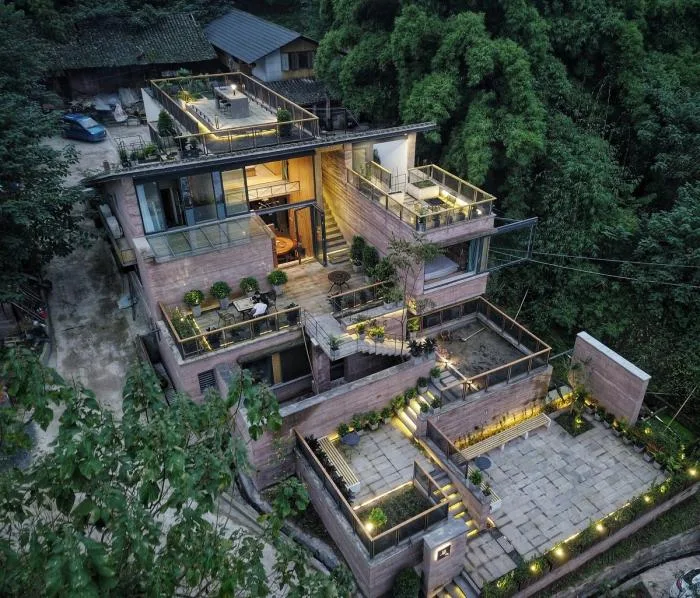 BIM建筑|刘家山舍 / 刘九三