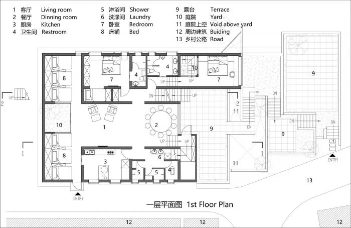 BIM建筑|刘家山舍 / 刘九三