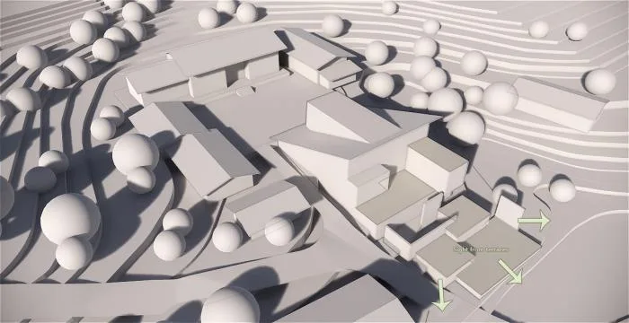BIM建筑|刘家山舍 / 刘九三