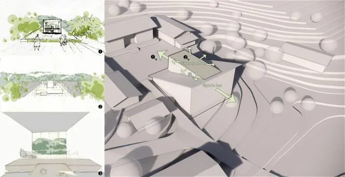 BIM建筑|刘家山舍 / 刘九三