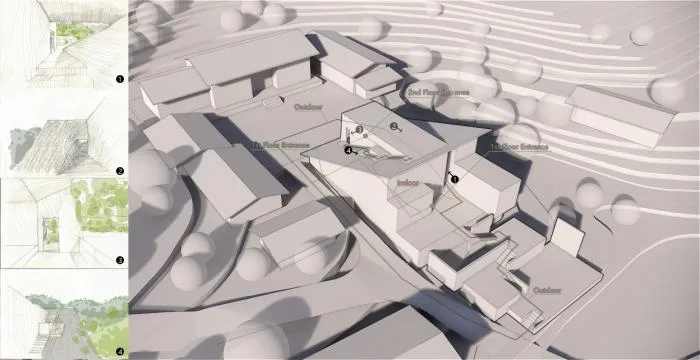 BIM建筑|刘家山舍 / 刘九三