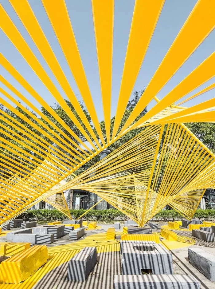 BIM建筑|“篝火”空间装置，深圳 / MAT超级建筑事务所