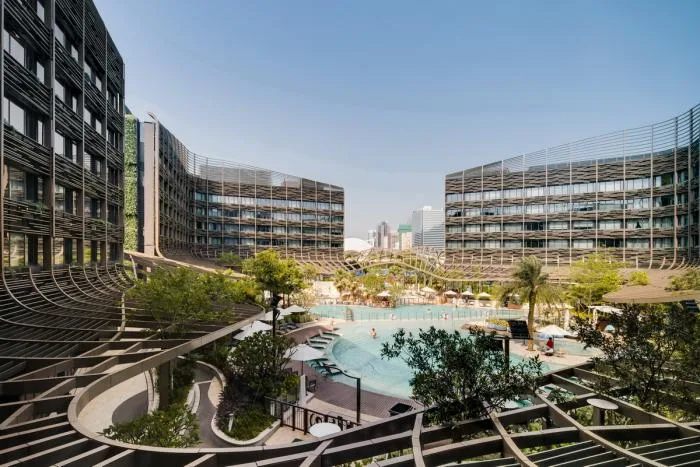 BIM建筑|海洋公园万豪酒店，海洋氛围中的都市度假胜地 / Aedas