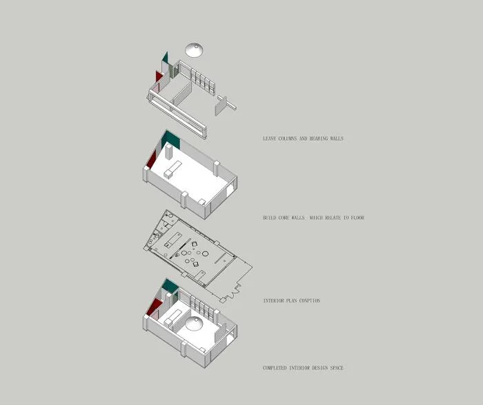 BIM建筑|色彩拼图 | 本杰明摩尔旗舰店 / 大成设计