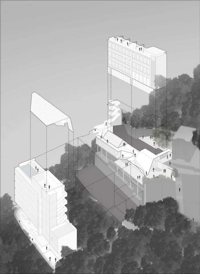 BIM建筑|嫁衣的裙摆——重庆印制一厂山鬼精品酒店改造 / 寻常设计
