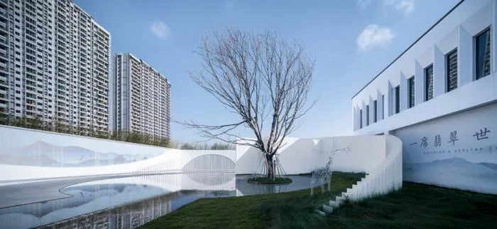 BIM建筑|立体解构，浮光掠影——奥园 · 翡翠岚都艺术馆 / 霍普股份HYP-ARCH