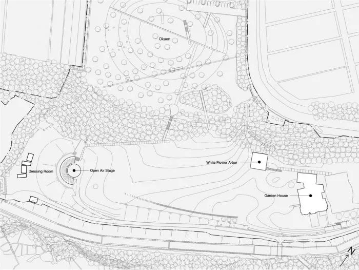 BIM建筑|槙文彦前泽住宅花园“露天剧场+白花亭” / APL design workshop
