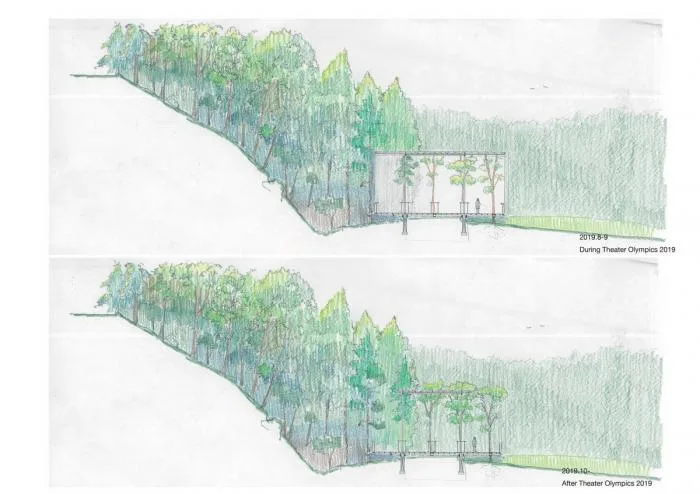 BIM建筑|槙文彦前泽住宅花园“露天剧场+白花亭” / APL design workshop