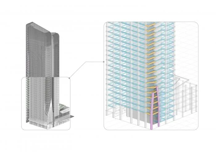 BIM建筑|原来裙楼真的可以长得像裙子 | 解密GWP丰盛101大厦