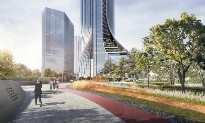 BIM建筑|原来裙楼真的可以长得像裙子 | 解密GWP丰盛101大厦