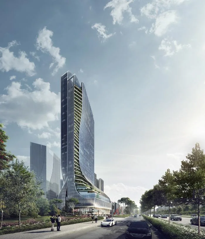 BIM建筑|原来裙楼真的可以长得像裙子 | 解密GWP丰盛101大厦