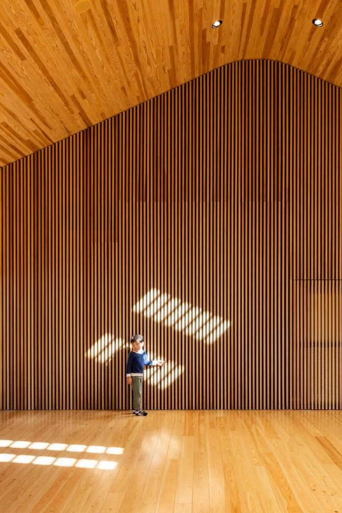 BIM建筑|儿童画里的木屋乐园，MRN幼儿园 / HIBINOSEKKEI +日比野设计