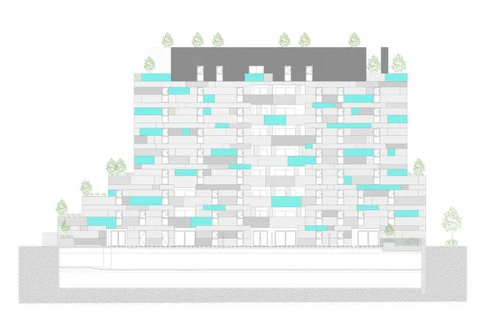 BIM建筑|极富变化的肌理，蒙皮利埃公园公寓“I-Park” / NBJ Architectes