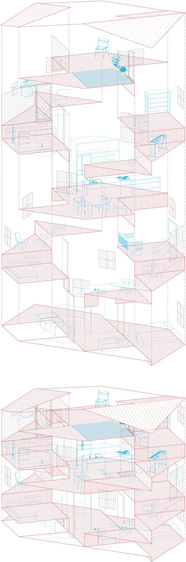 BIM建筑|登山路径般的迷你空间，高规“螺旋”住宅 / 岛田阳建筑事务所