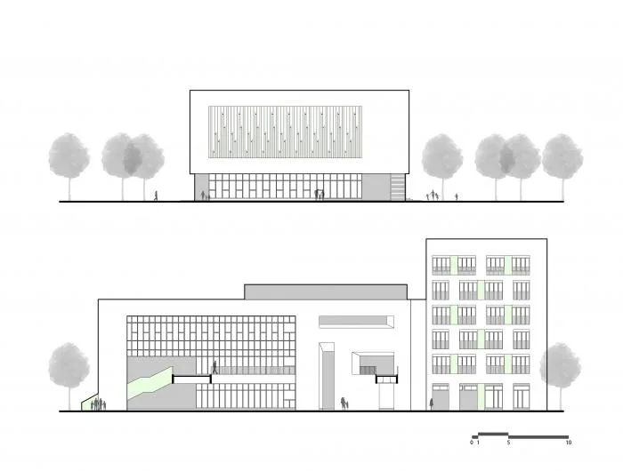 BIM建筑|小河弯弯，愉快嬉戏的童年——宁波杭州湾滨海小学 / 浙江大学建筑设计研究院
