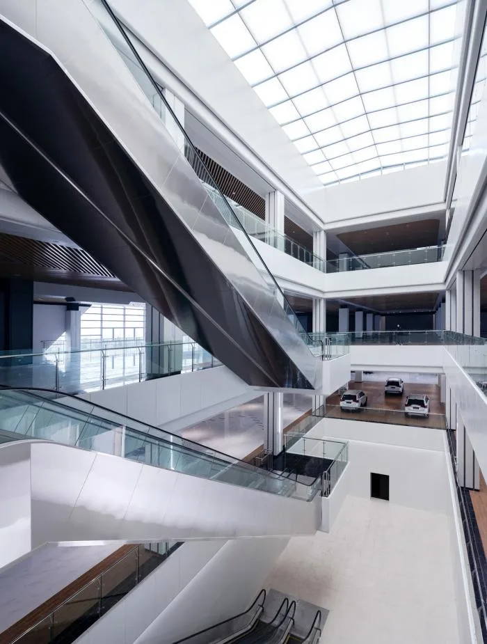 BIM建筑|极速车王的起点——天益国际汽车城 / 三益建筑设计