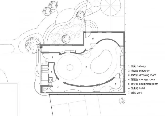 BIM建筑|“豌豆屋” ，一座改造而成的幼儿园 / 上海力本建筑事务所