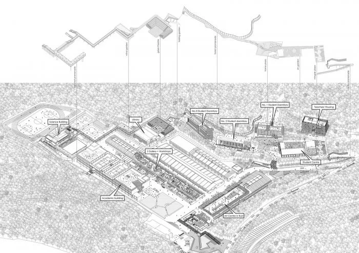 BIM建筑|漫步空间的营造——深圳明德学院 / 源计划建筑师事务所