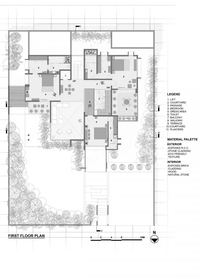 BIM建筑|“像素”住宅 / The Grid Architects