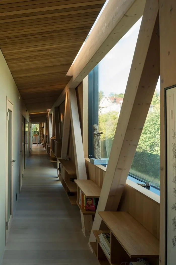 BIM建筑|挪威“楼梯”住宅，朝向峡湾的花园之家