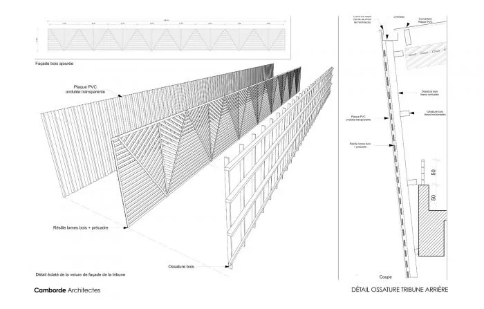 BIM建筑|轻落于农场草地上的蝴蝶：Ger体育场