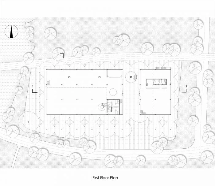 BIM建筑|消解与晕染：临平体育公园配套工程项目 / 筑境设计