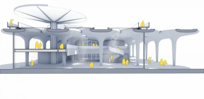 BIM建筑|消解与晕染：临平体育公园配套工程项目 / 筑境设计