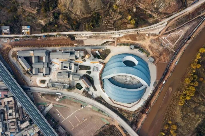 BIM建筑|日月相对，华夏文化展示中心 / 青岛腾远设计事务所 + ECA2