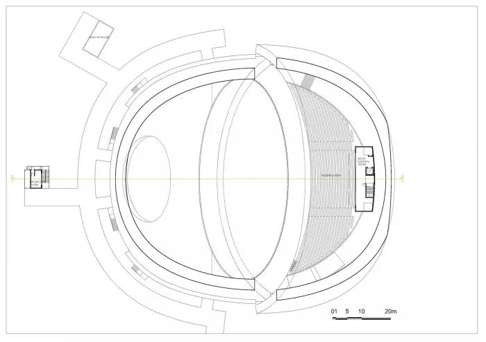 BIM建筑|日月相对，华夏文化展示中心 / 青岛腾远设计事务所 + ECA2