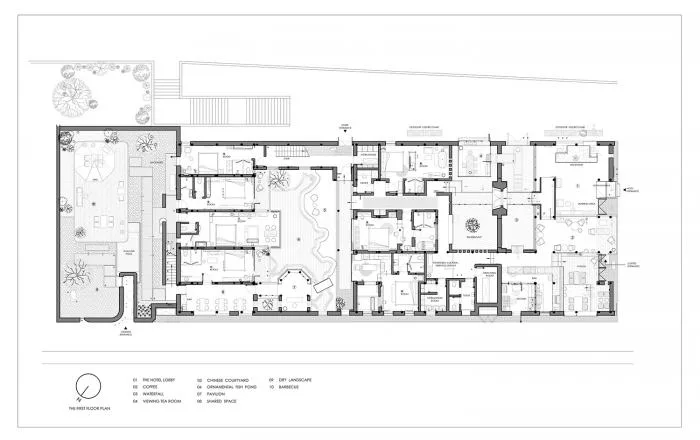BIM建筑|白墙黛瓦下营造现代温暖空间，挚舍南禅观水酒店 / 本哲建筑