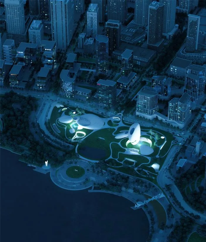 BIM建筑|都市旷野之境，“深圳湾文化广场”方案设计 / MAD