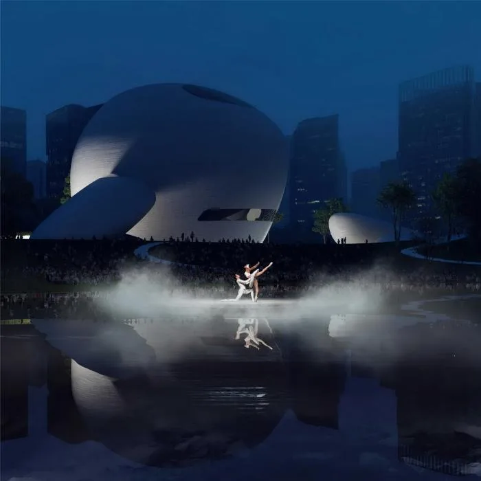 BIM建筑|都市旷野之境，“深圳湾文化广场”方案设计 / MAD
