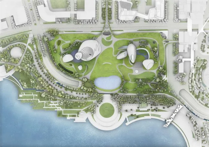 BIM建筑|都市旷野之境，“深圳湾文化广场”方案设计 / MAD