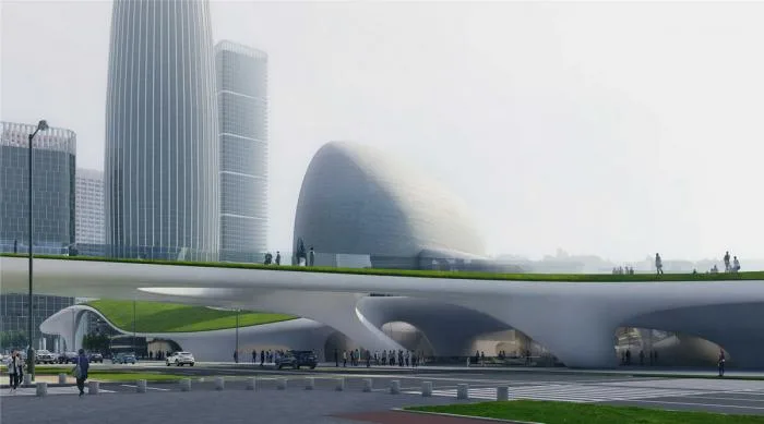 BIM建筑|都市旷野之境，“深圳湾文化广场”方案设计 / MAD