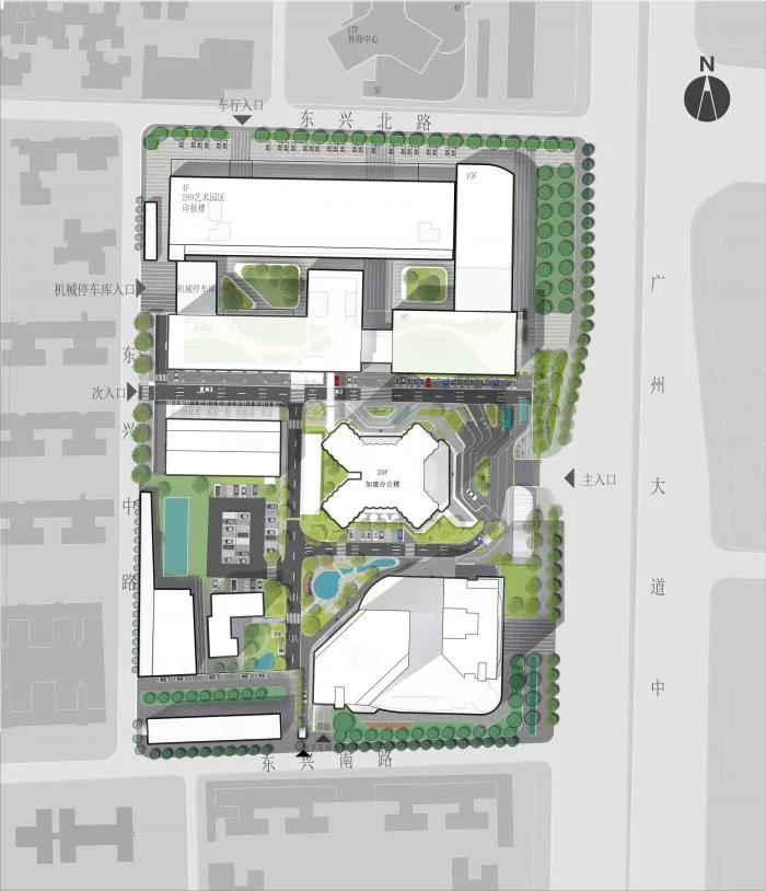 BIM建筑|南方同创汇改造项目 / 天成建筑